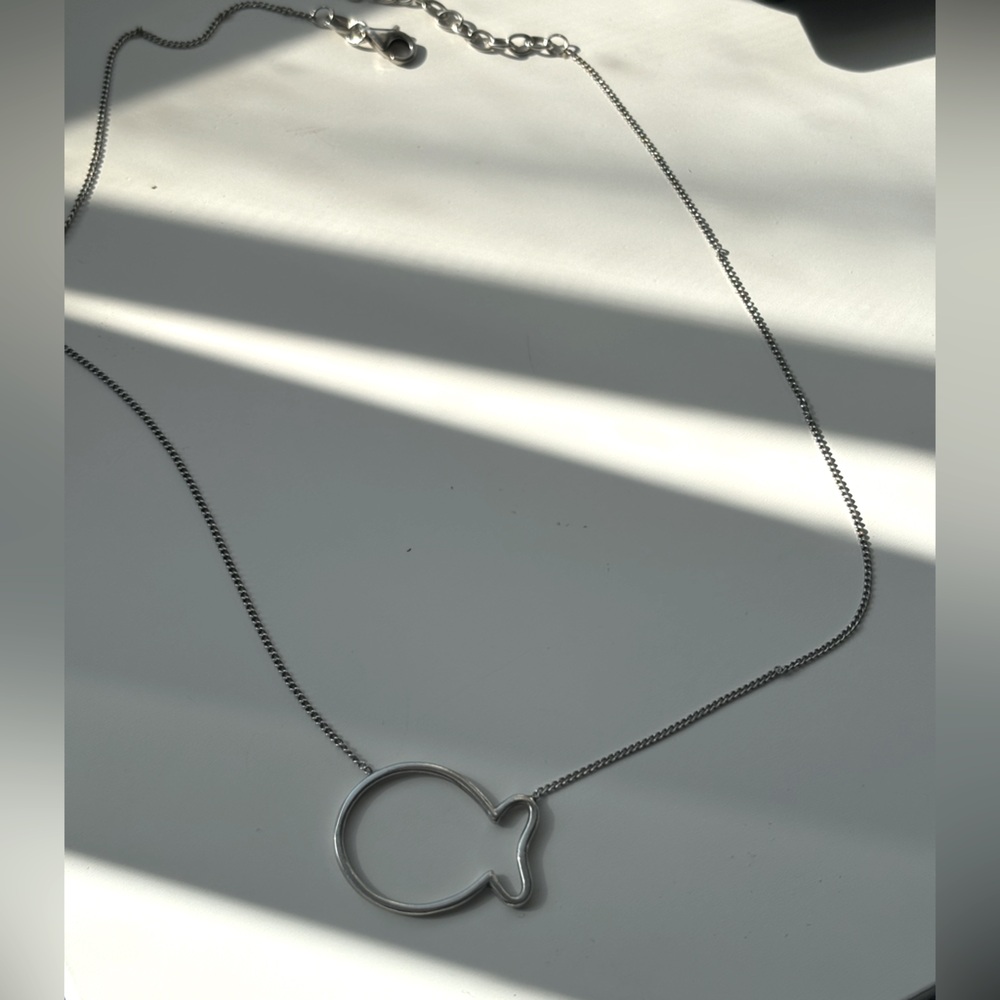 Clio Bleu fish necklace